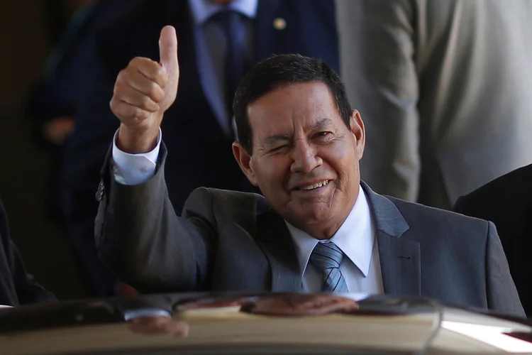 MOURÃO NESTA QUINTA-FEIRA: a “transparência está mantida” / REUTERS/Adriano Machado