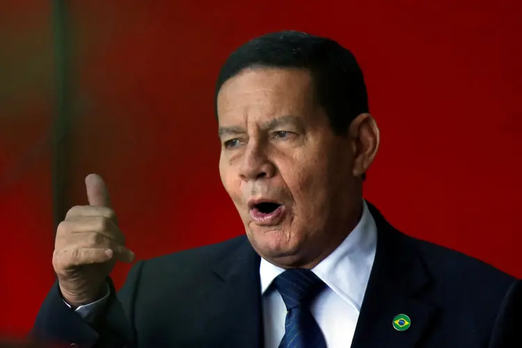 Hamilton Mourão: Vice-presidente alegou que diversos parlamentares são investigados por improbidade (Adriano Machado/Reuters)