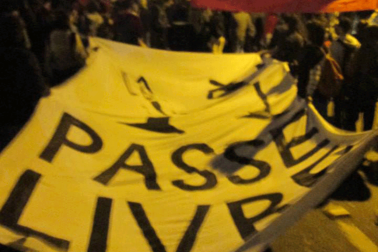 Movimento Passe Livre: Protesto é contra o aumento das tarifas do transporte público em São Paulo (Facebook/Reprodução)