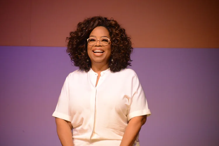 Oprah Winfrey: a célebre apresentadora americana terá produção na nova plataforma de streaming (Frennie Shivambu/Gallo Images/Getty Images)