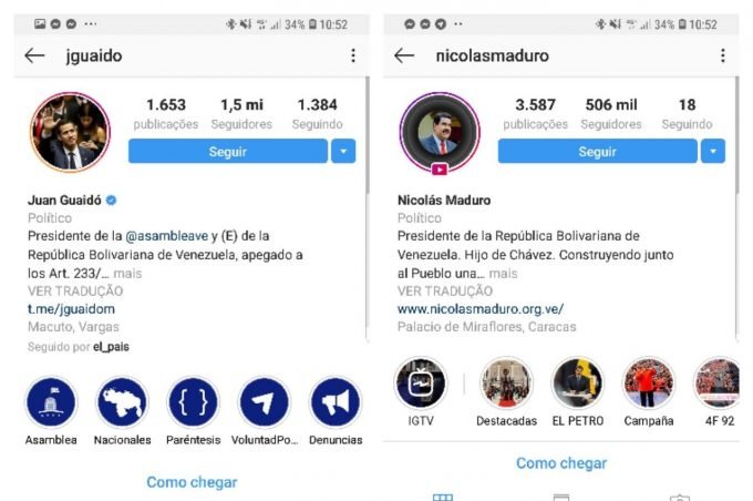 Facebook nega remoção do selo de verificação de perfil de Maduro