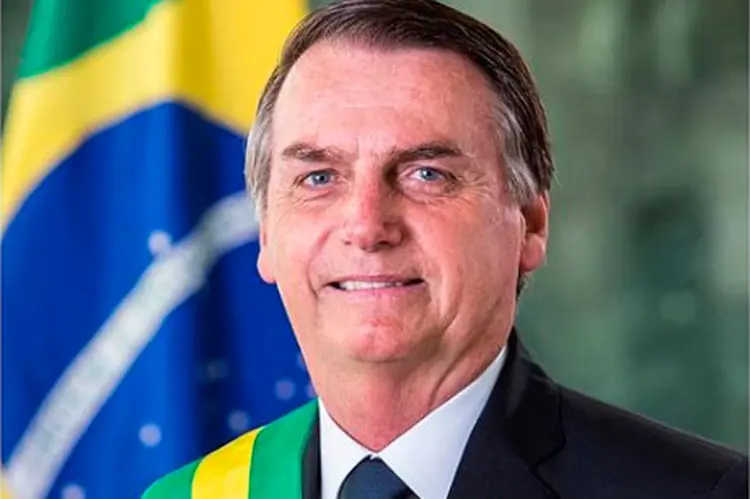 Bolsonaro: essa é a primeira vez que a foto oficial é divulgada primeiramente nas redes sociais (Instagram/Divulgação)