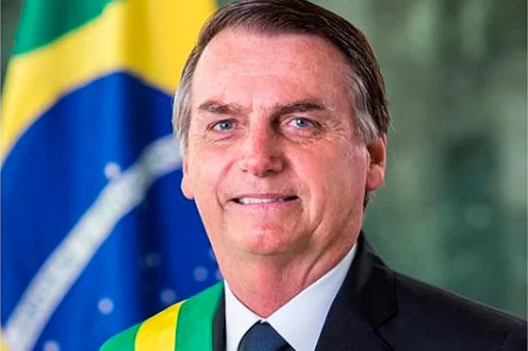 Bolsonaro: essa é a primeira vez que a foto oficial é divulgada primeiramente nas redes sociais (Instagram/Divulgação)