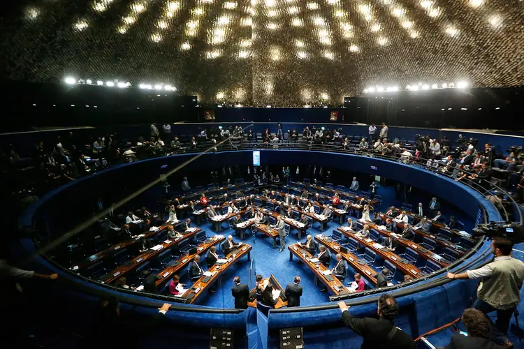 Senado: Eleição para a presidência da Casa ocorre amanhã (1) (//Getty Images)