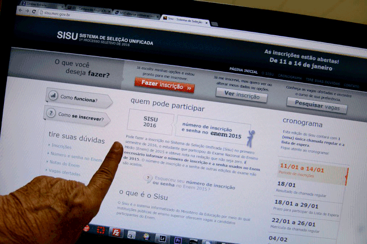 Sisu: inscrições para o segundo semestre começam nesta terça-feira (4) (Elza Fiuza/Agência Brasil)