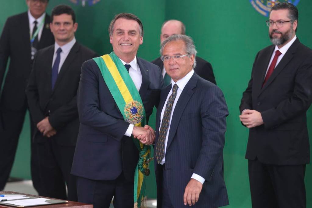Ministro Augusto Heleno disse que Bolsonaro e Paulo Guedes são "best friends" (Valter Campanato/Agência Brasil)