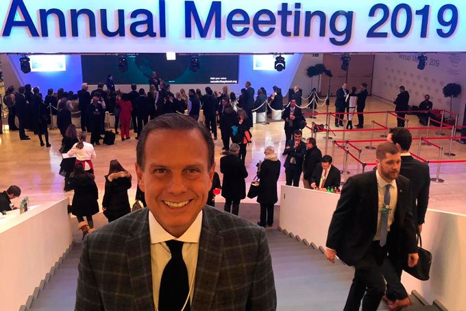 Em Davos, Doria tenta vender oportunidades em SP e vê "pré-otimismo"