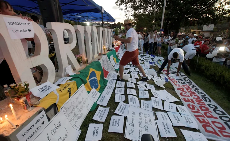 Brumadinho: Já foram encontrados 134 corpos após desabamento da barragem da Vale no município (Washington Alves/Reuters)
