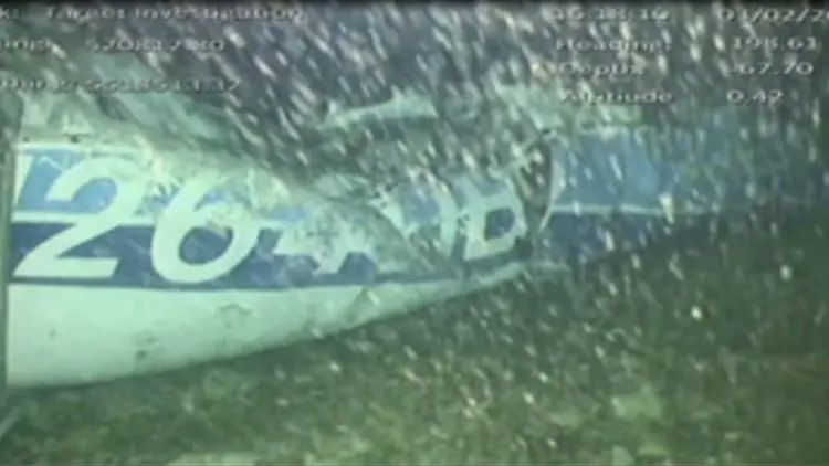 Canal da Mancha: o avião que levava o jogador Emiliano Sala e o piloto David Ibbotson desapareceu no dia 21 de janeiro (AAIB/Reuters)