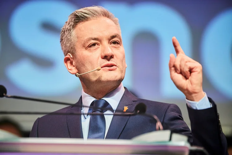 Robert Biedron, Político do partido Primavera da Polônia (Marcin Stepien/Agencja Gazeta/Reuters)