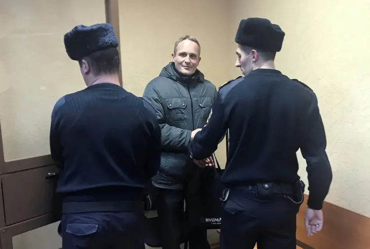Rússia: Dennis Christensen foi detido em maio de 2017 durante uma prece coletiva em Oryol (Andrew Osborn/Reuters)
