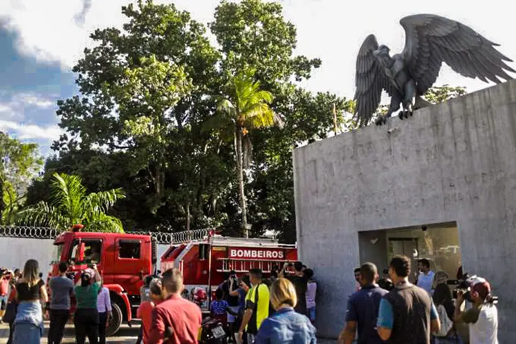 Flamengo: Incêndio em alojamentos deixou dez pessoas mortas (Ricardo Moraes/Reuters)