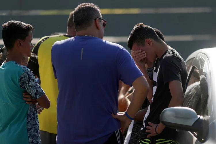 Flamengo: incêndio deixou ao menos dez mortos e três feridos (Ricardo Moraes/Reuters)
