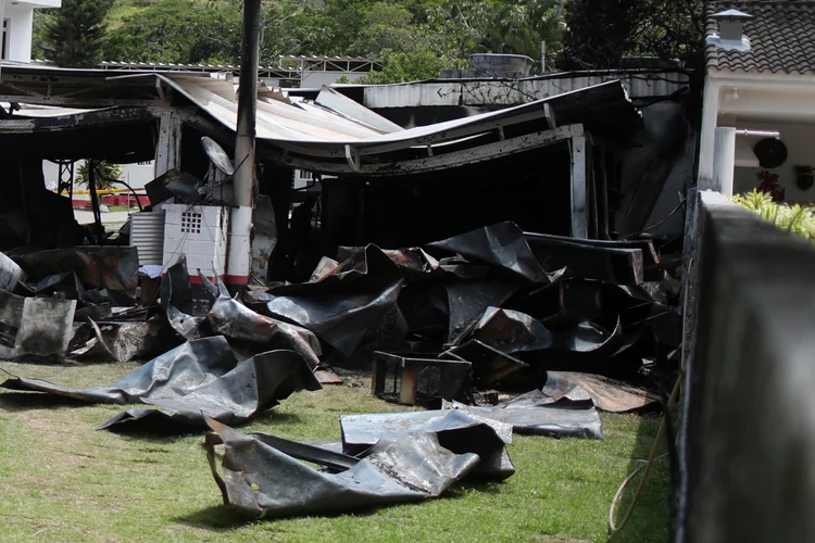 CT do Flamengo: Incêndio matou atletas e funcionários do clube (Ricardo Moraes/Reuters)