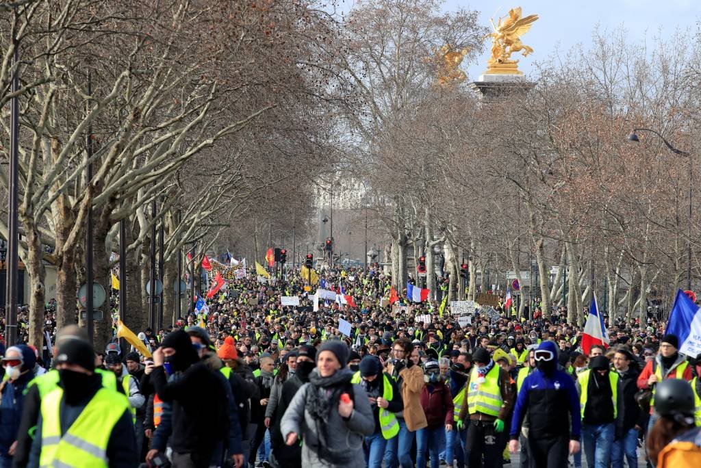 França condena 1,7 mil por ligação com violência dos coletes amarelos