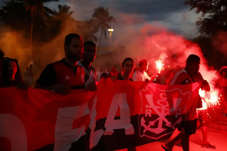 Justiça garantiu ao Flamengo um prazo de cinco dias para se defender e impedir a interdição total do CT do Ninho do Urubu (Pilar Olivares/Reuters)