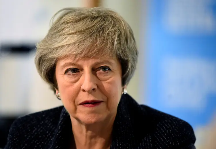Theresa May: premiê pediu na sexta-feira (8), aos dirigentes da União Europeia um incentivo maior que ajude na aprovação do texto (Clodagh Kilcoyne/Reuters)