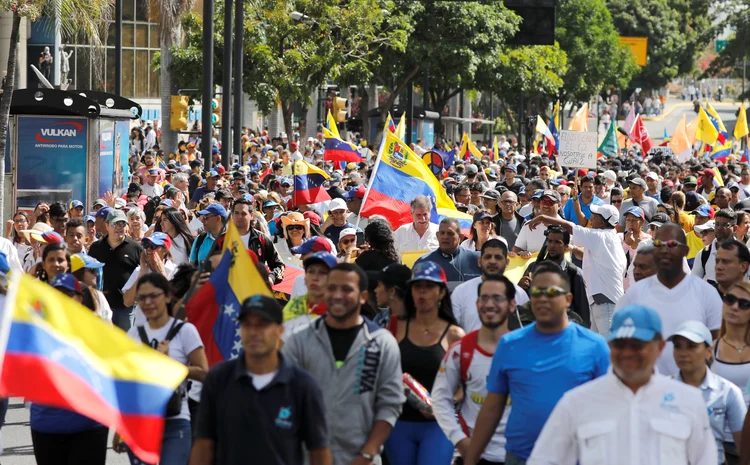 Venezuela: "Condenamos a atitude do Governo da Venezuela, do senhor Maduro, do Governo que como sabem é questionado", disse Borrell (Manaure Quintero/Reuters)