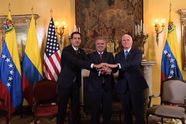 Grupo de Lima: Reunião em Bogotá busca ações para solução de crise na Venezuela (Nicolas Galeanoo/Colombian Presidency/Handout/Reuters)