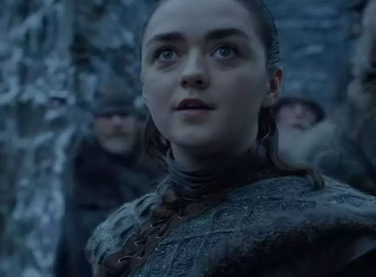 Game of Thrones: Arya Stark se impressiona com dragão em cena da oitava temporada (HBO/Reprodução)