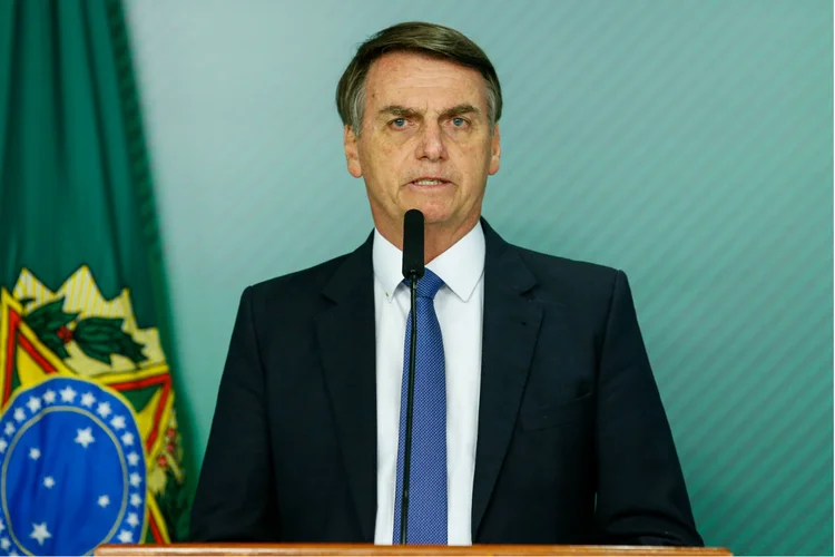 Bolsonaro: presidente ouviu de auxiliares próximos que a postagem em sua conta no Twitter foi "inapropriada" e "chocante" (Isac Nobrega/Reuters)