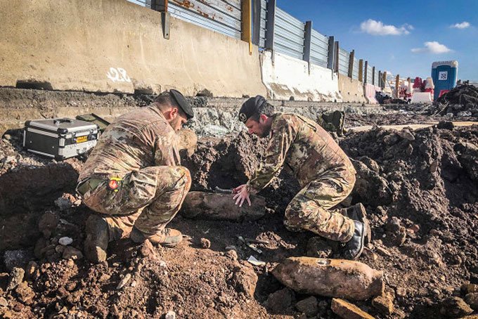 Bombas da Segunda Guerra são encontradas em aeroporto de Roma