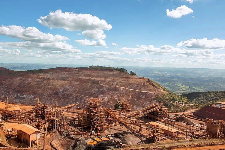 Mina de Pau Branco, em Minas Gerais, da Vallourec Mineração (Vallourec Mineração/Divulgação)