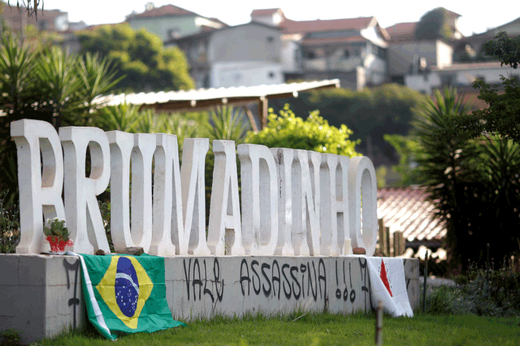 Brumadinho: Cidade foi devastada após rompimento de barragem da Vale (Adriano Machado/Reuters)