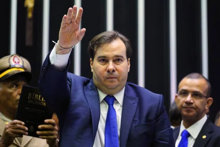 Rodrigo Maia: Presidente da Câmara reeleito tenta se valorizar ao sinalizar que o texto terá uma tramitação mais longa do que a esperada pelo governo (Will Shutter/Câmara dos Deputados/Divulgação)