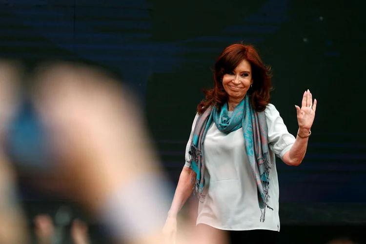 Cristina Kirchner: ex-presidente argentina anunciou que integrará uma chapa para as próximas eleições de outubro (Martin Acosta/Reuters)