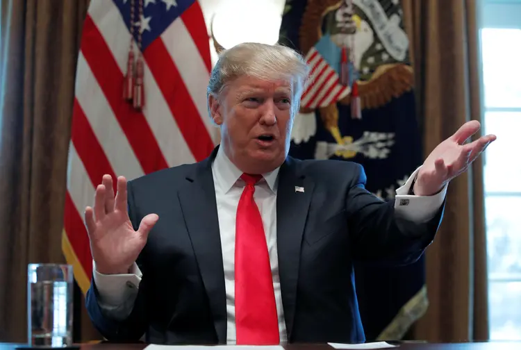 Trump: nesta terça-feira, 05, o presidente dos Estados Unidos Donald Trump irá fazer o tradicional discurso do Estado da União de 2019. (Jim Young/Reuters)