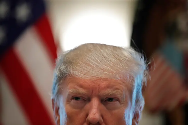 Donald Trump: Presidente vai tomar medidas para construir muro sem aprovação do Congresso (Jim Young/Reuters)