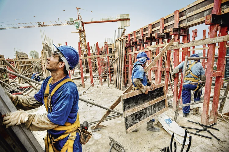 Obra da Gafisa: a construtora segue muito endividada (Alexandre Battibugli/Exame)