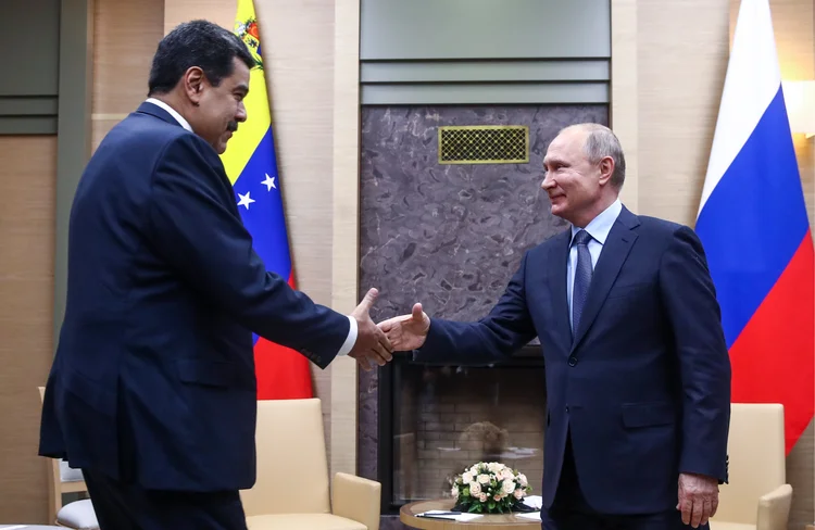 Venezuela: a Rússia é o segundo maior credor da Venezuela, atrás da China. Ambos aliados do governo Maduro (Valery SharifulinTASS/Reuters)