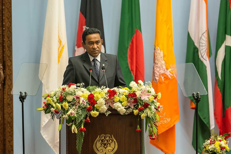 Maldivas: Abdulla Yameen é acusado de ter tentado subornar uma testemunha (Narendra Shrestha/Getty Images)