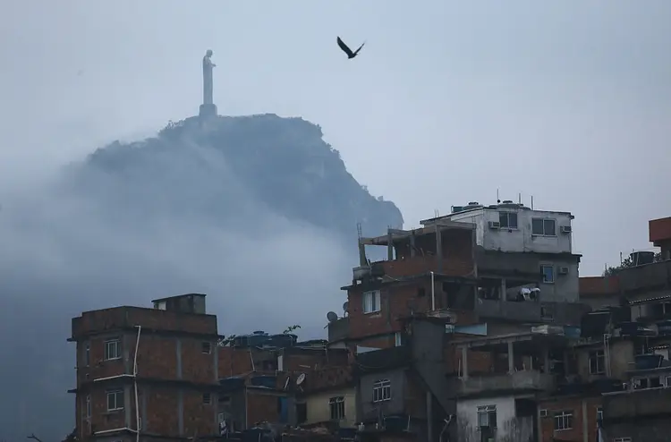 Rio de Janeiro: gasto com serviços de manutenção e obras de prevenção contra chuvas caiu a um terço nos últimos dois anos (Mario Tama/Getty Images)