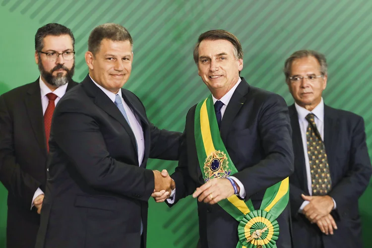 Gustavo Bebianno com Jair Bolsonaro:  quais os segredos de vida e morte que o ex-ministro vai “contar para todo mundo”? | Sergio Lima/AFP / 