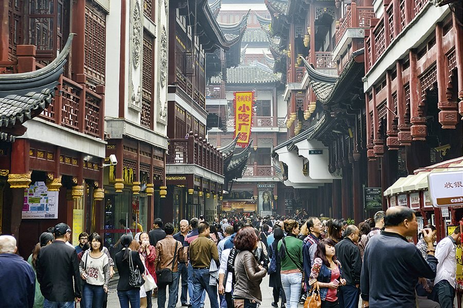 Xangai, na China: preocupação com o excesso de estímulos | Frédéric Soltan/Corbis/Getty Images