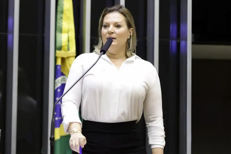 A deputada Eleita Joice Hasselmann, fala na Câmara (Najara Araujo/Agência Câmara)