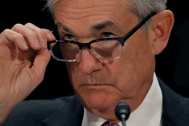 Jerome Powell: Presidente do Fed mantém otimismo na economia (Jim Young/Reuters)