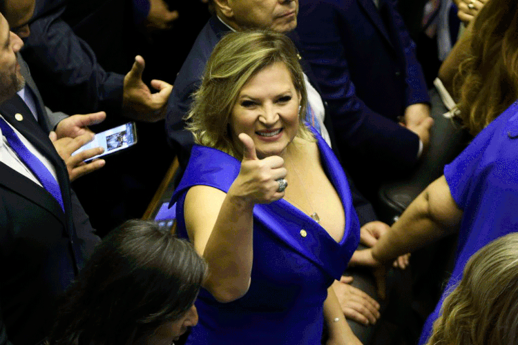 Joice Hasselmann: sua missão será unir a base aliada a um “time de articuladores” para aprovar a principal pauta econômica do governo Bolsonaro (Marcelo Camargo/Agência Brasil)