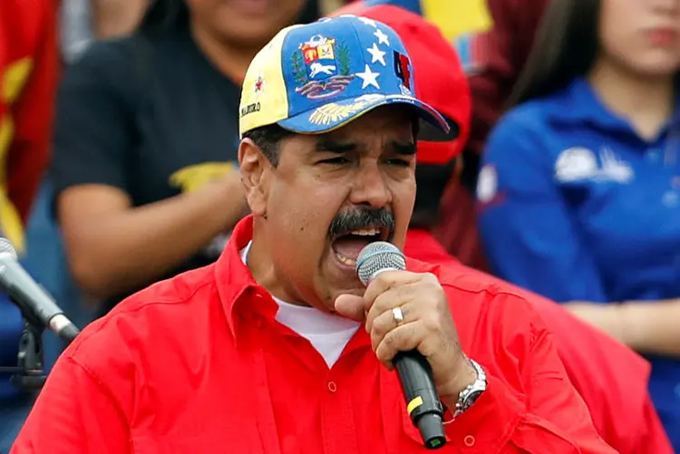 Nicolás Maduro: Venezuelano sofre pressão nacional e internacional para deixar o poder (Manaure Quintero/Reuters)