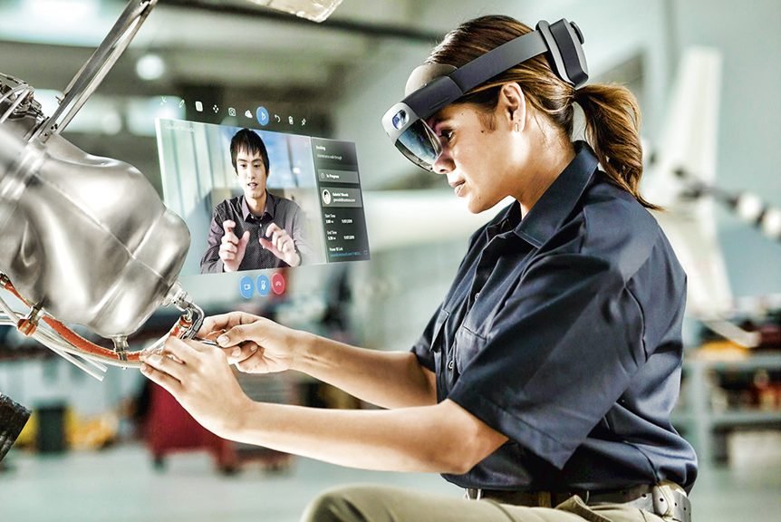 Óculos de realidade aumentada Hololens 2: a Microsoft quer fazer a diferença em novas frentes da tecnologia | Divulgação /  (Microsoft/Divulgação)