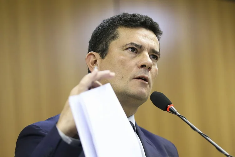 Moro: ministro fatiou projeto em três textos (Marcelo Camargo/Agência Brasil)