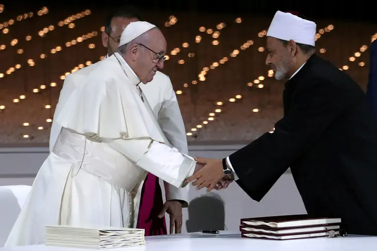Papa Francisco: Líder católico está em visita aos Emirados Árabes (Tony Gentile/Reuters)