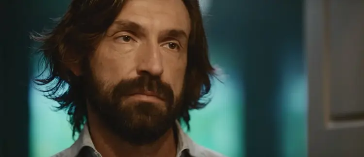 Andrea Pirlo em comercial da Heineken: campanha para a UEFA Champions League (Heineken/Divulgação)