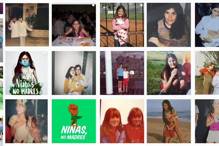 #NiñasNoMadres: hashtag ganhou força depois de menina de 11 anos ser submetida à uma cesárea sem seu consentimento ou de seus pais (Instagram/Reprodução)