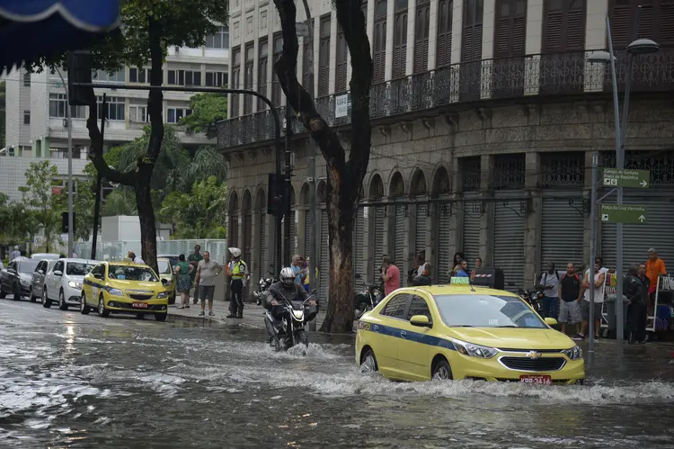 Fortes chuvas atingem o Rio de Janeiro (Tomaz Silva/Agência Brasil)