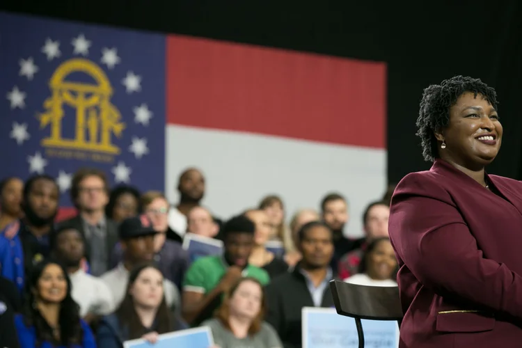 Stacey Abrams: política da Geórgia é a primeira mulher negra encarregada da tarefa de responder ao discurso presidencial sobre Estado da União (Jessica McGowan/Getty Images)