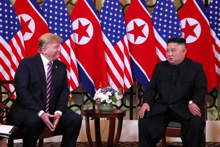 Trump-Kim: Líderes negociam acordo sobre desnuclearização da Coreia do Norte (Leah Millis/Reuters)